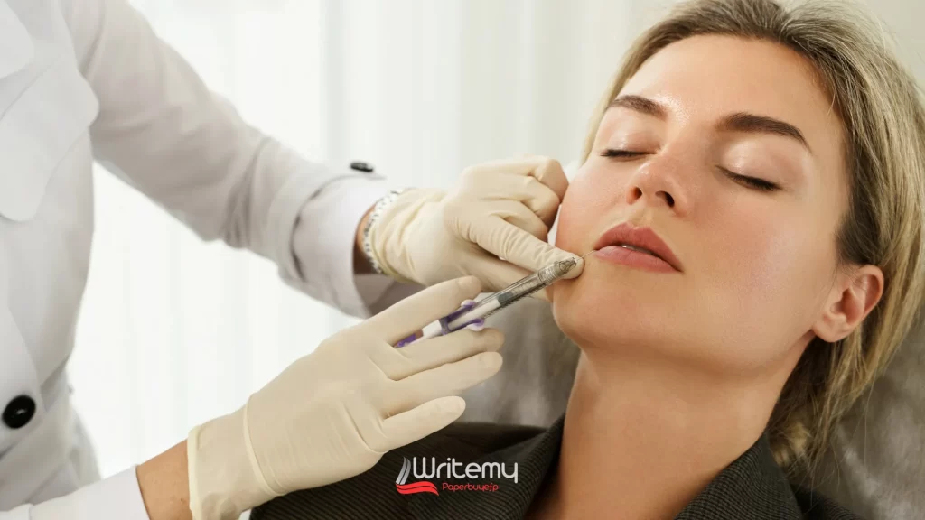 Patient receiving lip filler injection for fuller lips - How Long Does Lip Filler Last?